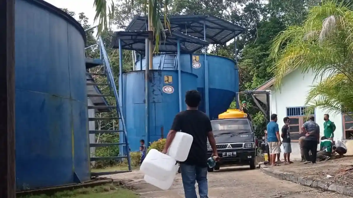 Imbas Sungai Malinau Tercemar, Sebagian Permukiman Belum Mendapat Pasokan Air Bersih, Ini Sebabnya