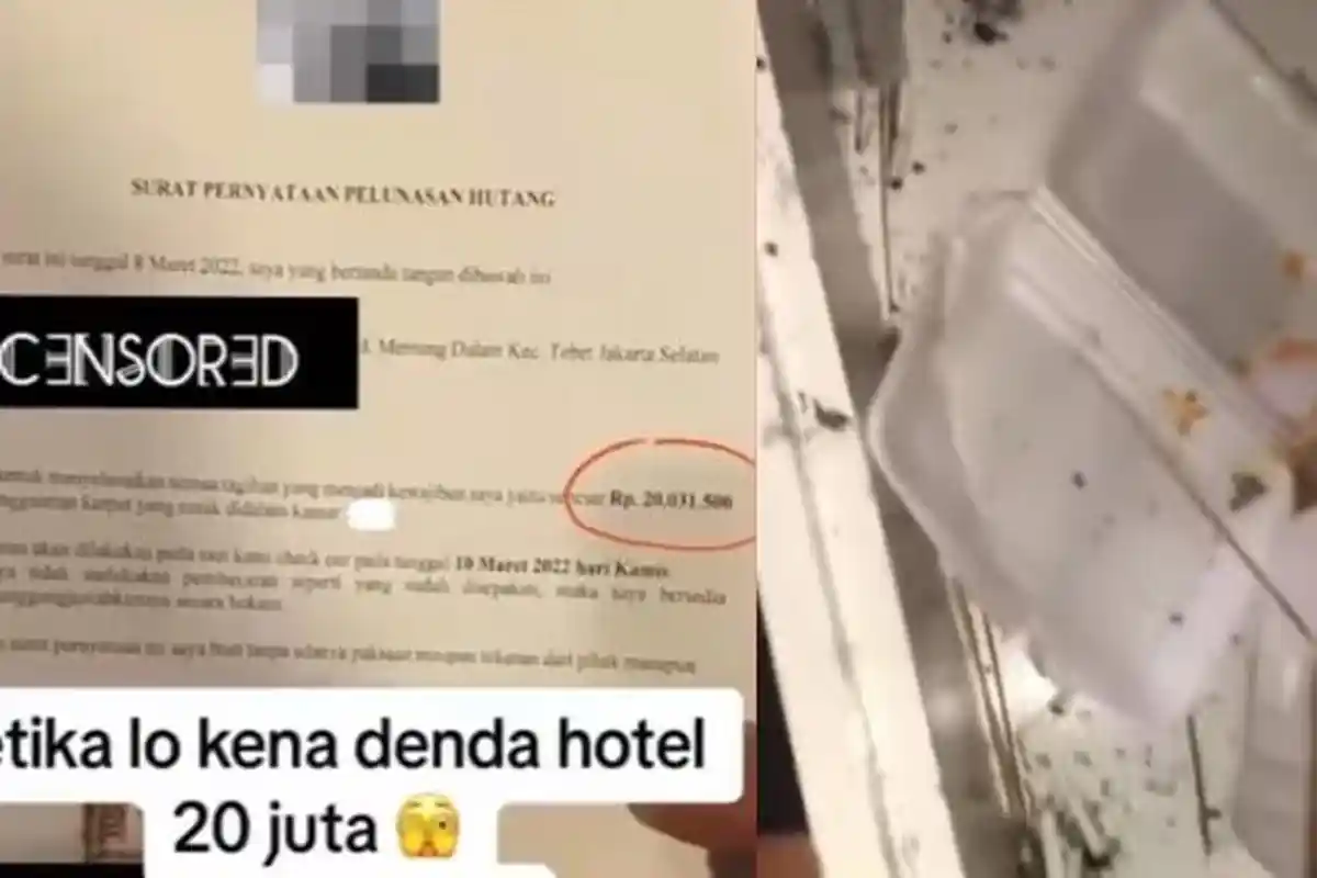 Super Jorok! Tinggalkan Kamar Hotel Kotor & Berantakan, Pengunjung Didenda Rp 20 Juta, Penuh Sampah