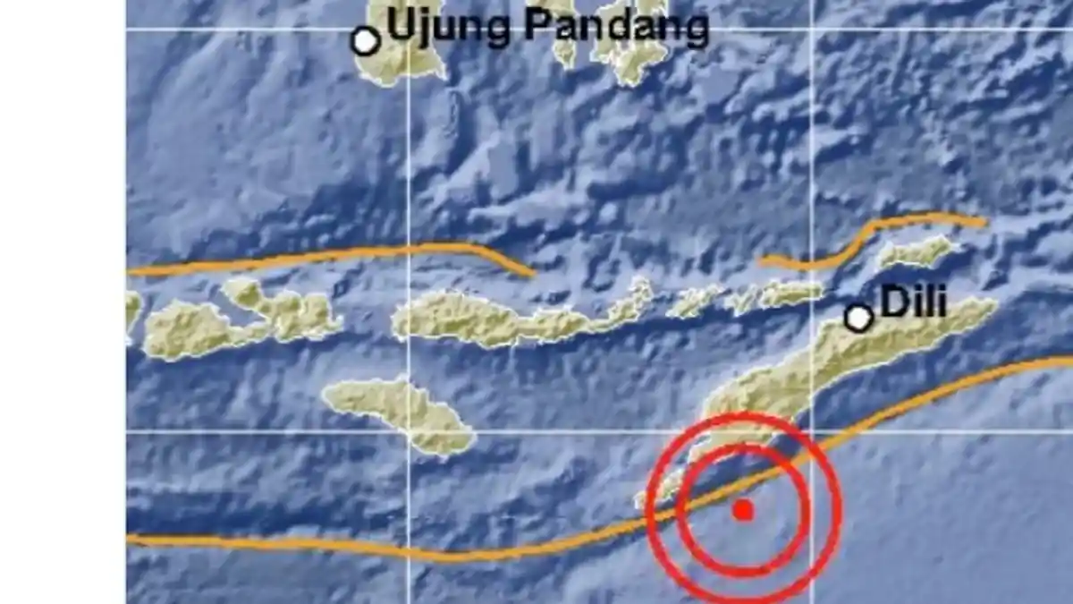 Dua Kali Gempa Berkekuatan 6,2 dan 5,8 SR Goyang Kupang NTT