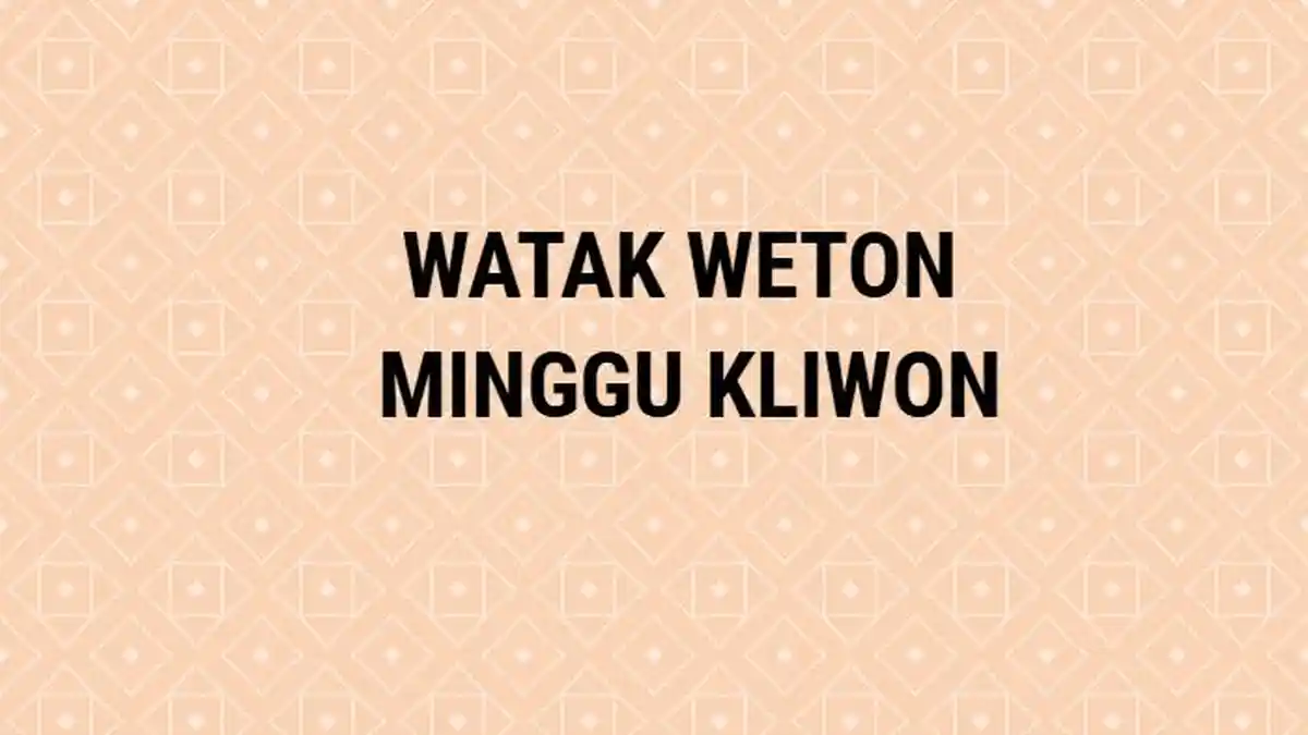 Kalender Jawa Besok 13 April 2025 Watak Weton Minggu Kliwon: Tertutup tapi Penuh Keberanian