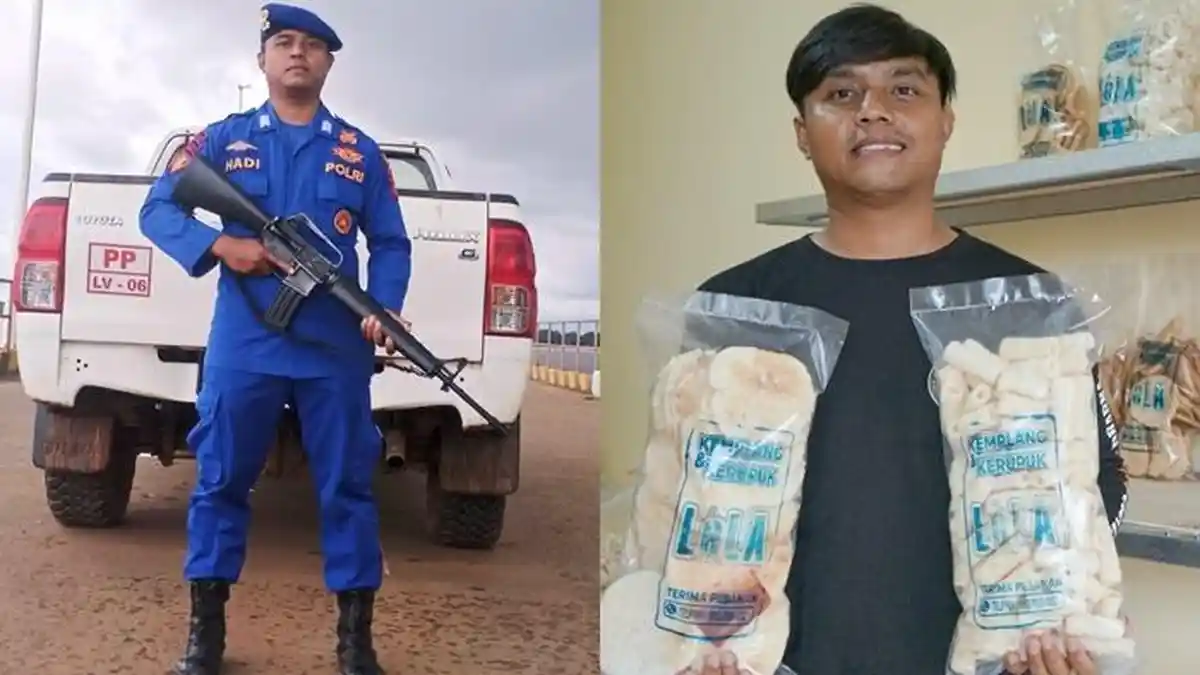 Cerita Bripka Hadi Wibowo, Polisi Jualan Kerupuk di Palembang, Ungkap Alasan Mulia Rintis Usaha