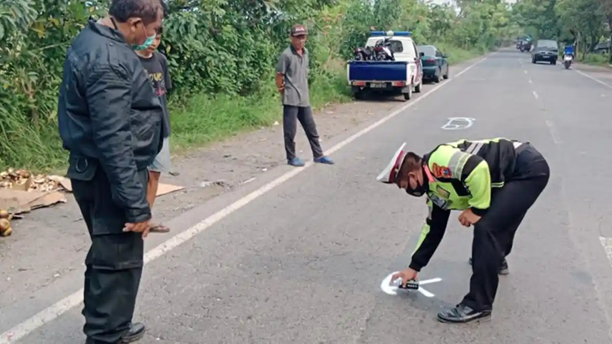 Tabrakan Motor di Jalan Lingkar Timur Sidoarjo, Seorang Pelajar Meninggal Dunia