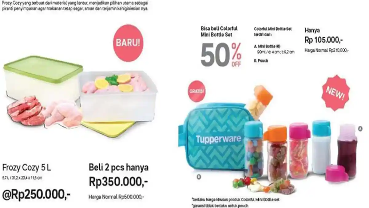Tupperware Promo Mei 2021, Banyak Produk Baru dengan Beragam Diskon dan Potongan Harga