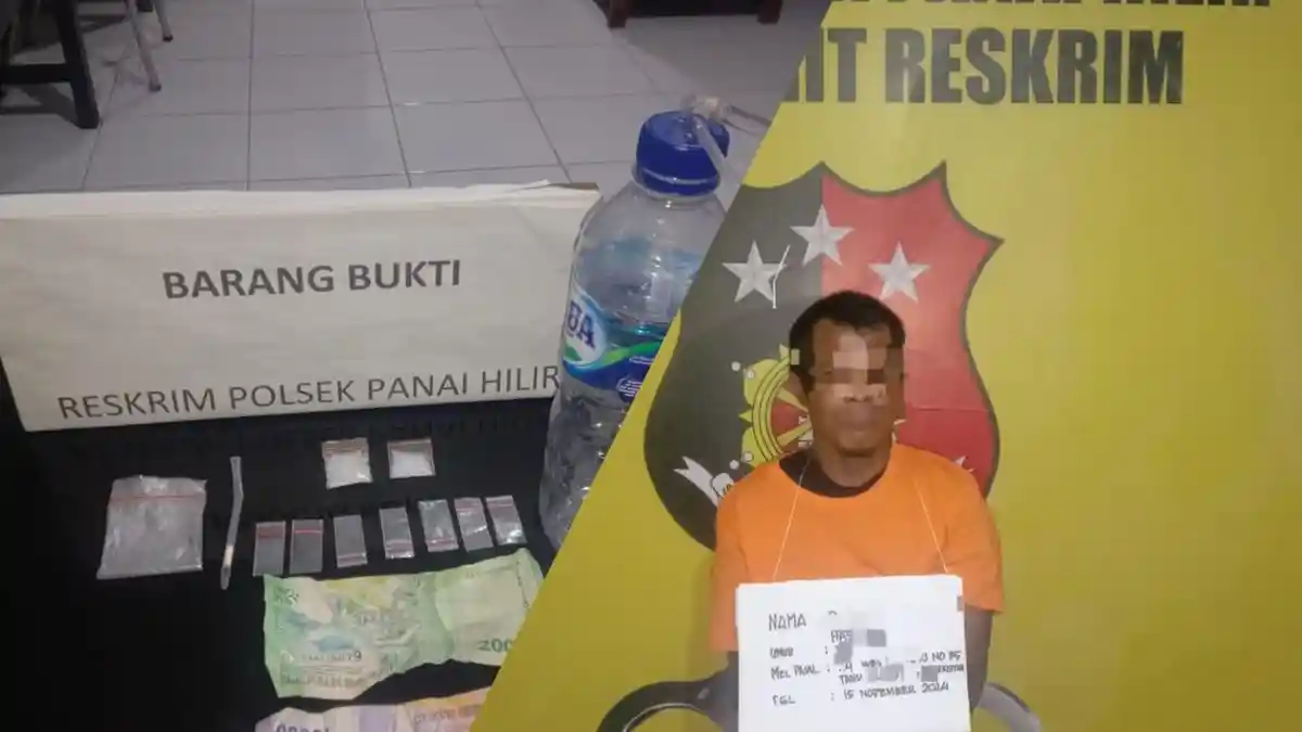 Polsek Panai Hilir Tangkap Pengedar Sabu, Komitmen Polres Labuhanbatu Berantas Narkoba