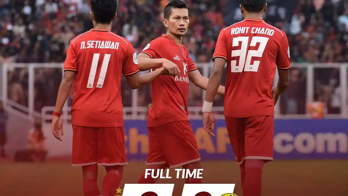 Hasil Akhir Persija Jakarta  vs Ceres Negros Skor 2-3  Piala AFC 2019