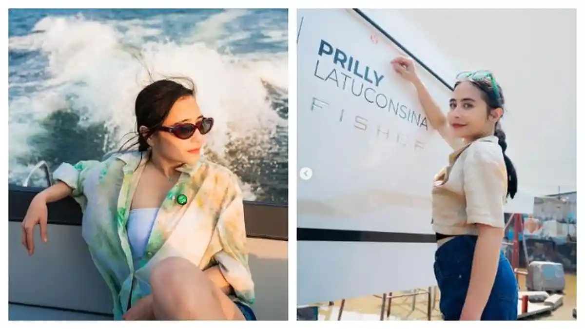 5 Potret Prilly Latuconsina Unboxing Hingga Naik Yacht Barunya, Hadiah Ulang Tahun