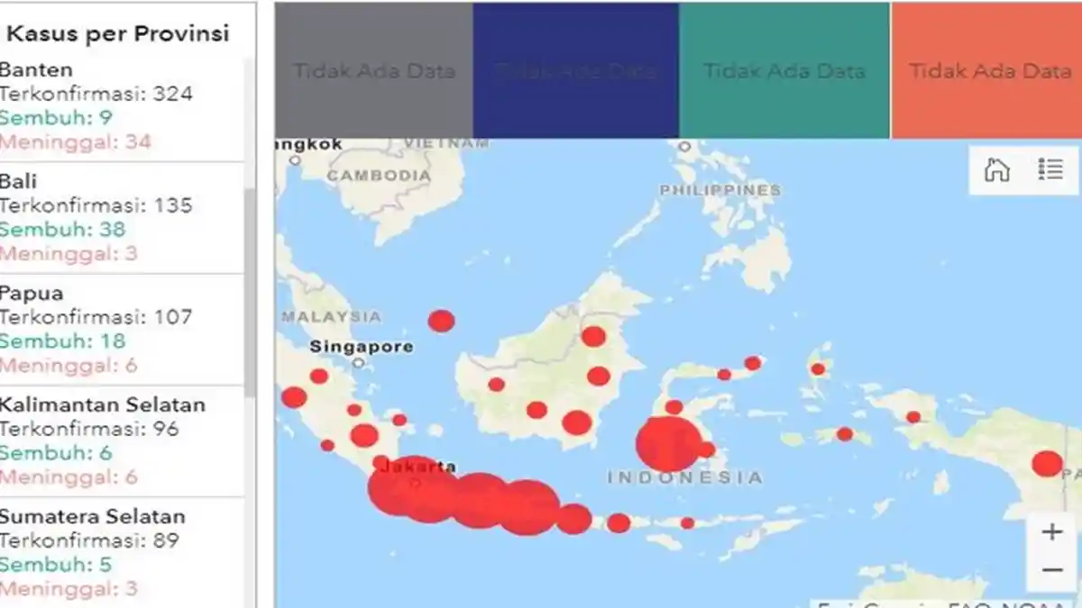 UPDATE Corona Sumsel 19 April: Bertambah 5 Kasus Positif Baru, Total 89 Kasus