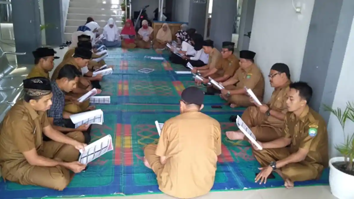 Pegawai BKPSDM Abdya Gelar Doa dan Zikir Bersama, Memohon Doa Dijauhkan dari Virus Corona