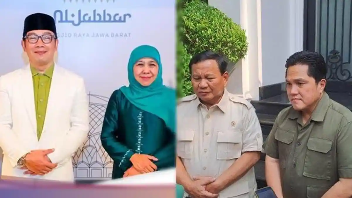 Ganjar Ajak Khofifah dan Ridwan Kamil Gabung TPN Ganjar-Mahfud, Prabowo Bertemu Erick Thohir