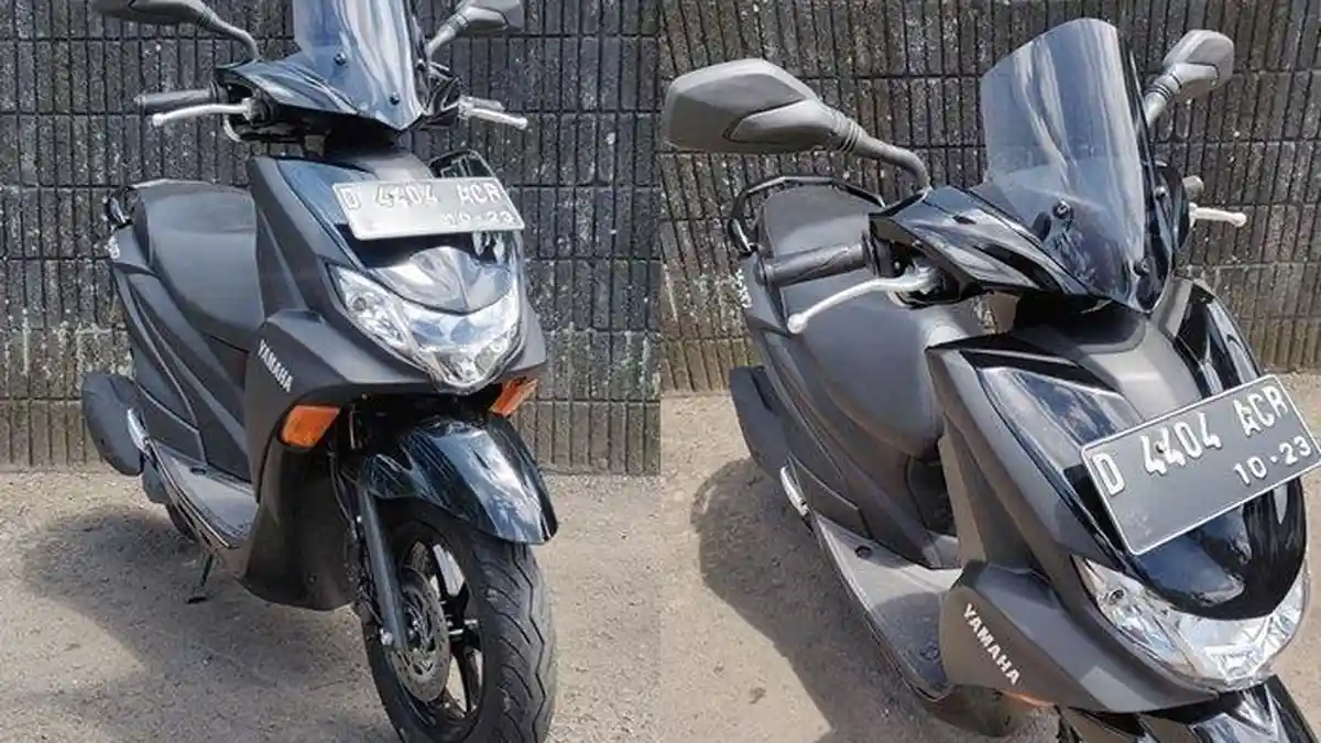 Begini Jadinya Kalau Yamaha Freego Pakai Windshield, Mirip Skuter Eropa