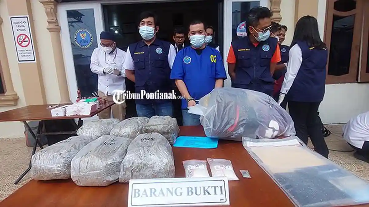 Berulang Kali Kirim Sabu ke Kalteng, Pria Asal Pontianak Timur Ditangkap BNNP Kalbar
