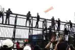 Aksi Demo114 di DPR RI