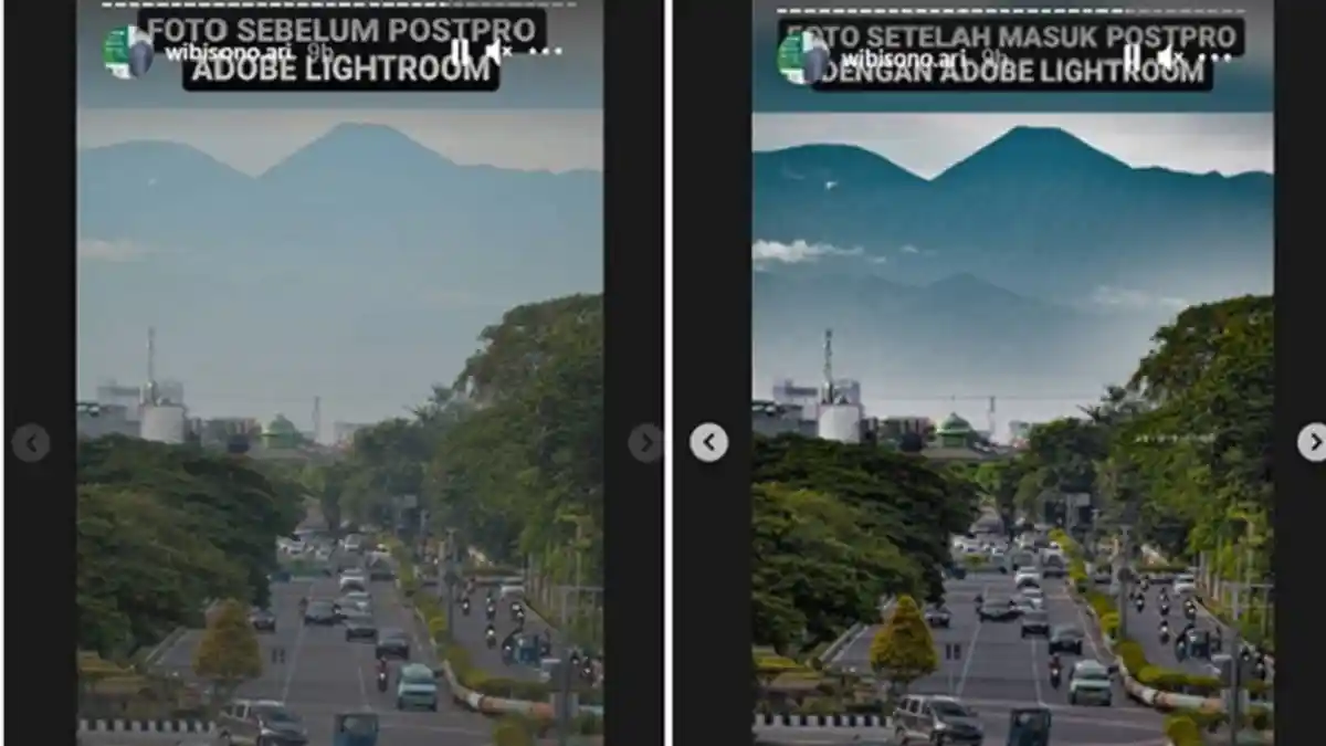 VIRAL Gunung Gede Pangrango Terlihat Jelas Tanda Kualitas Udara Jakarta Bersih, Begini Foto Aslinya