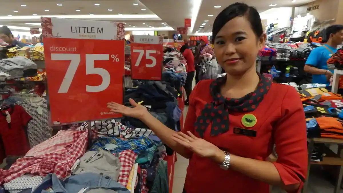 Belanja Busana Anak-anak di Matahari Department Store Hemat 75%