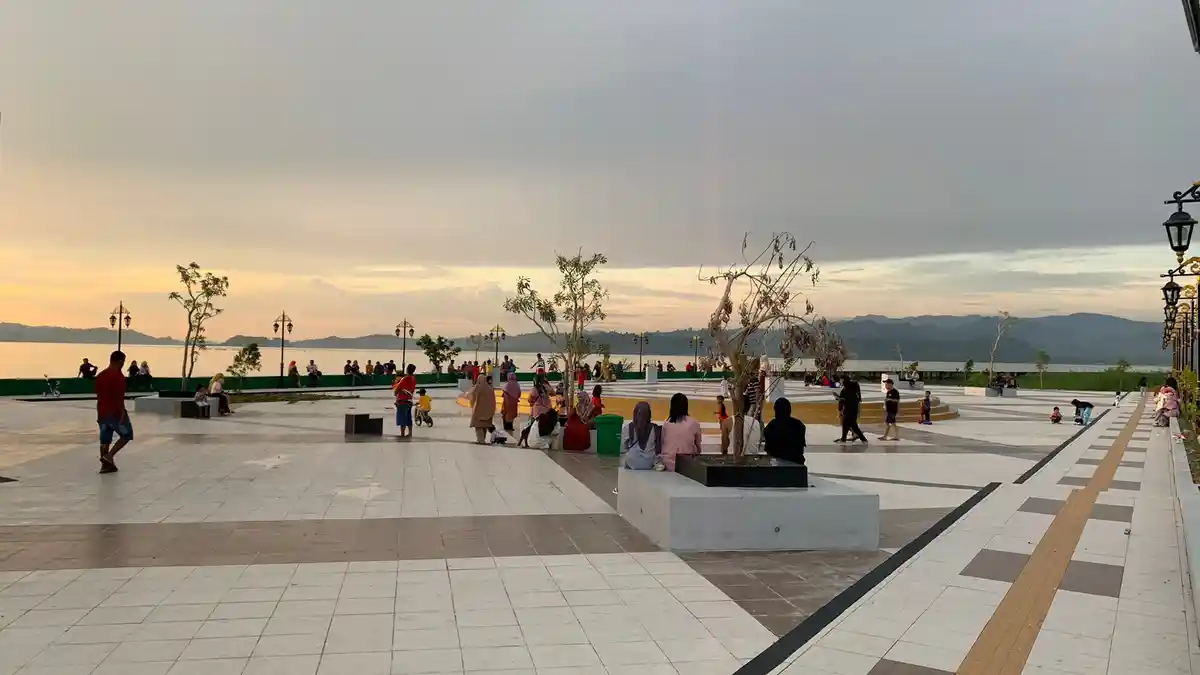 Area UMKM Milenial  di Halmahera Selatan Kini Jadi Spot Baru Swafoto