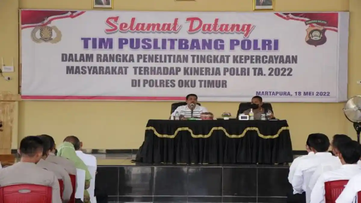 Mabes Polri Datangi Polres OKU Timur, Pastikan Pelayanan kepada Masyarakat