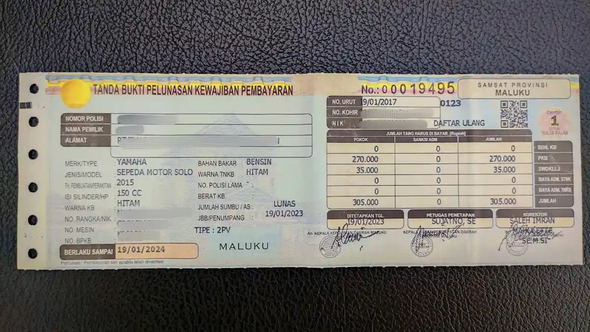Yuk Segera Bayar Pajak Kendaraan Bermotor, Mumpung Pemprov Maluku Hapus Denda