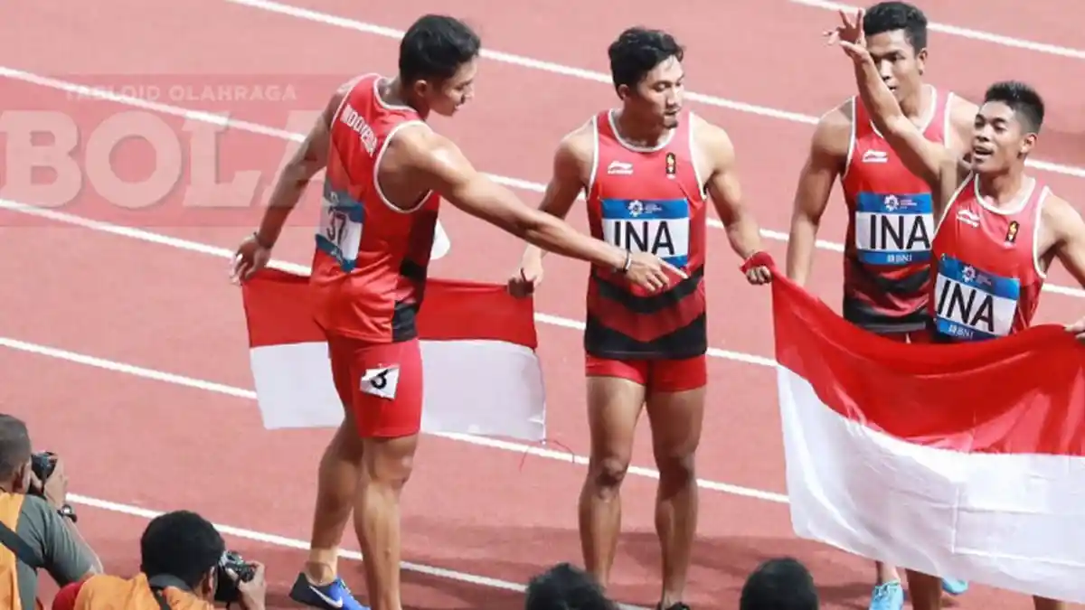 Lalu Zohri dkk Belum Berhasil ke Final Kejuaraan Dunia Estafet