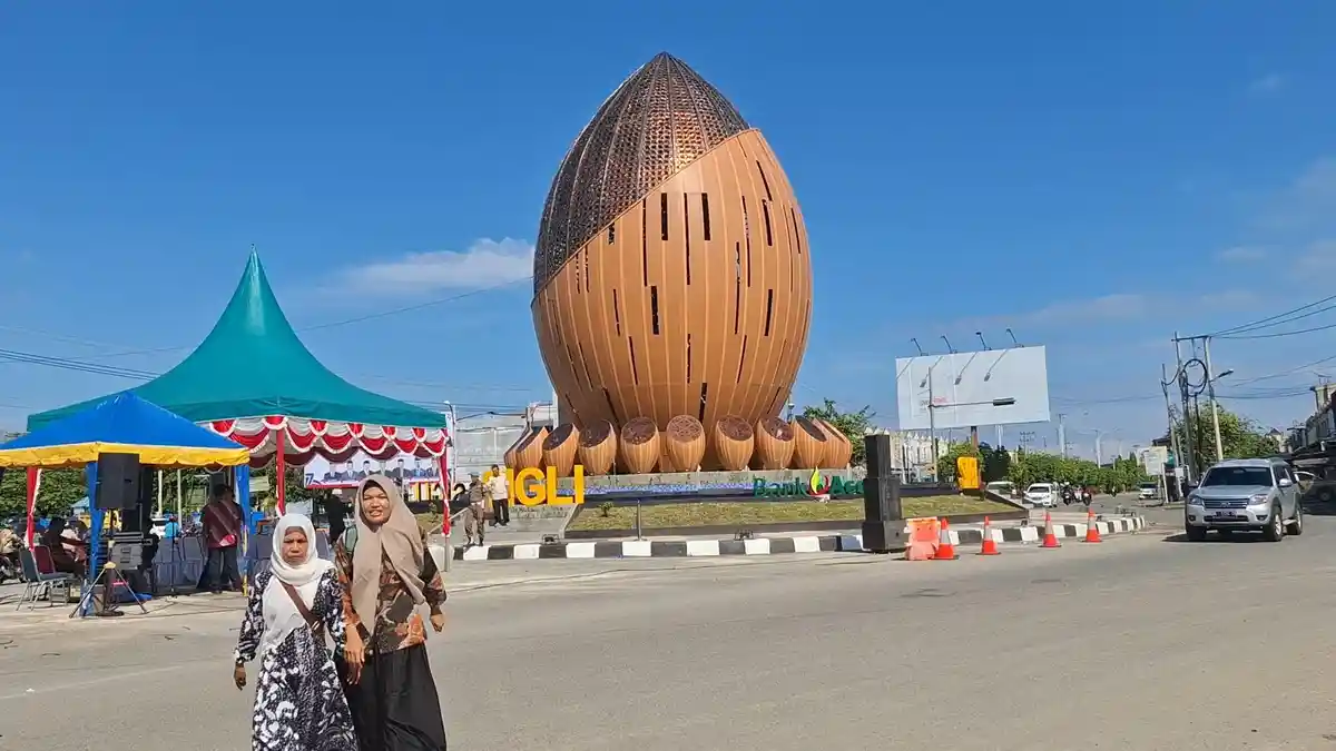 Pemeliharaan Tugu Aneuk Mulieng di Bawah Tanggung Jawab Rekanan, Perkim ...