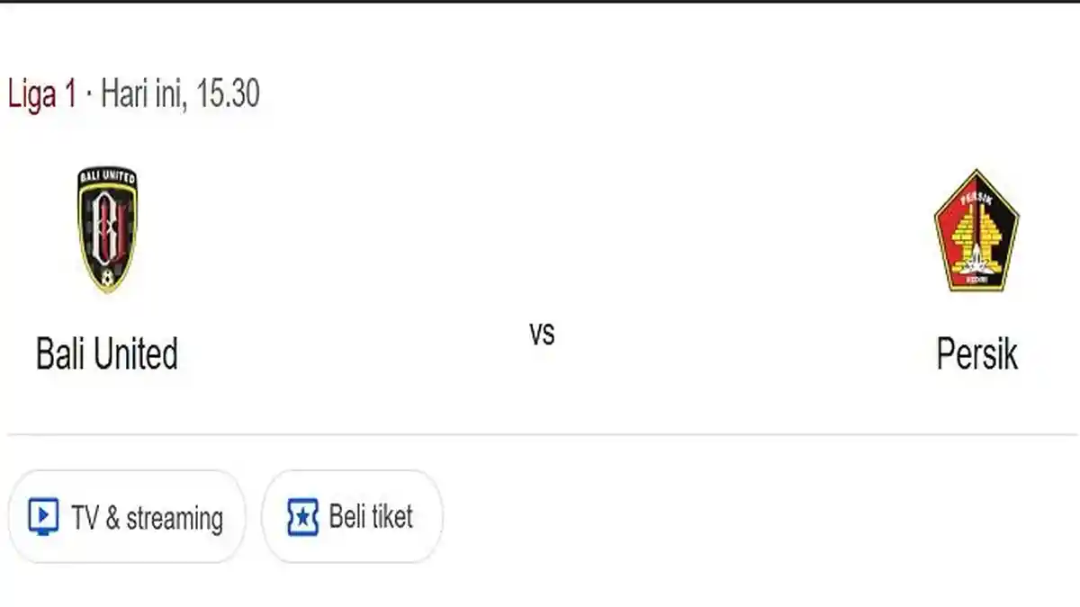 Prediksi Bali United VS Persik Kediri Sore Hari Ini, Tak Pernah Menang di Kandang