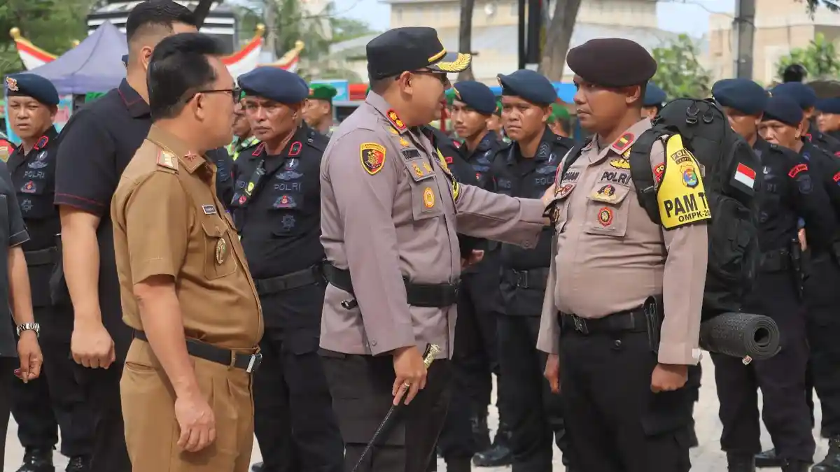 4.263 Personel Gabungan Dikerahkan Jaga Pilkada Lampung Selatan