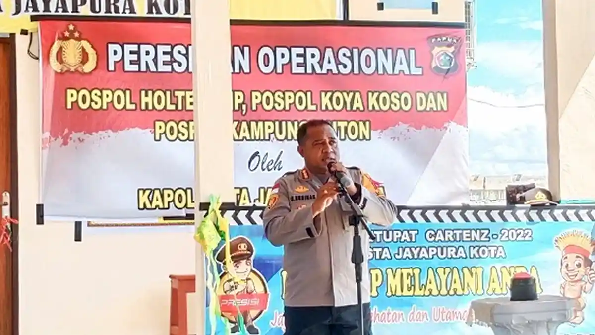 Gustav: Polresta Jayapura Kota Tugaskan 9 Personel Setiap Pospol