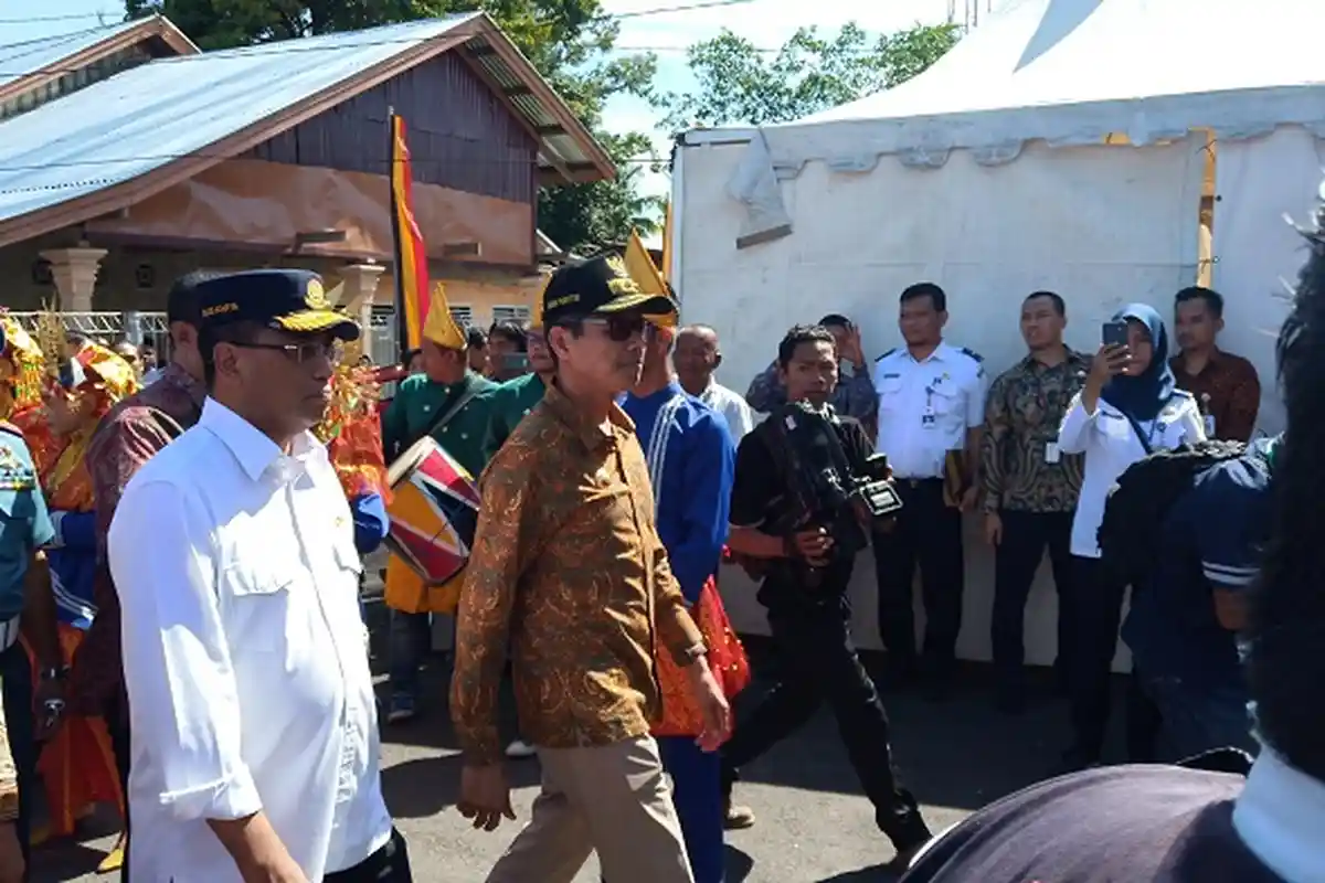 Menteri Perhubungan Budi Karya Sumadi Resmikan Stasiun Naras di Pariaman, Sumatera Barat
