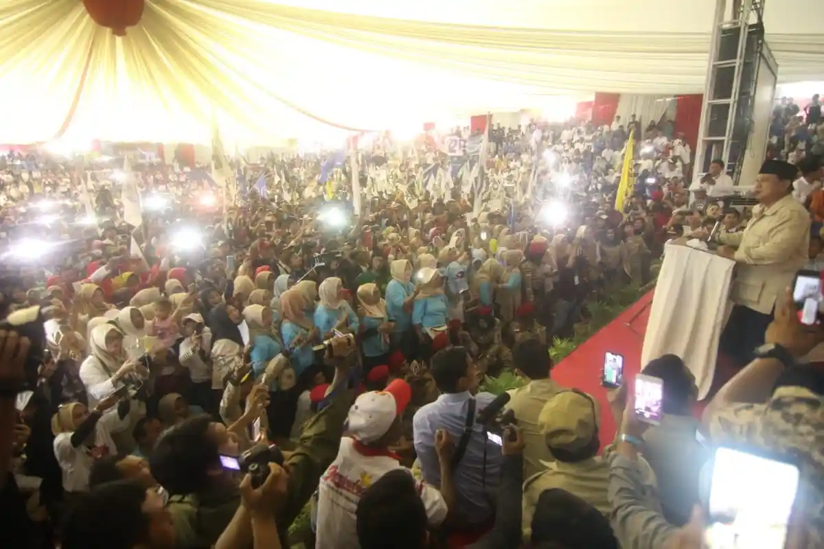 Rencana Kepastian Capres Prabowo Subianto Kampanye Akbar di Kalimantan Timur