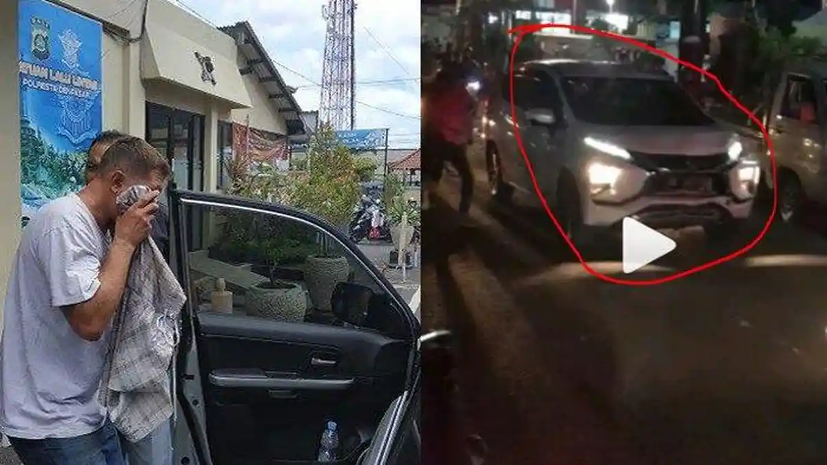 Viral Video Bule Mabuk Tabrak 22 Orang, Warga Geram Pelaku Dikejar Sampai Dapat