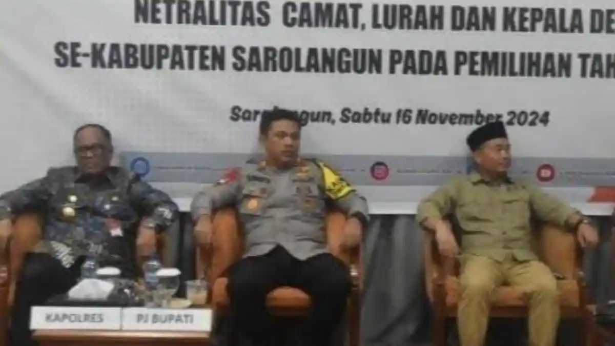 Pj Bupati Sarolangun Hadiri Rakor Netralitas ASN pada Pilkada 2024