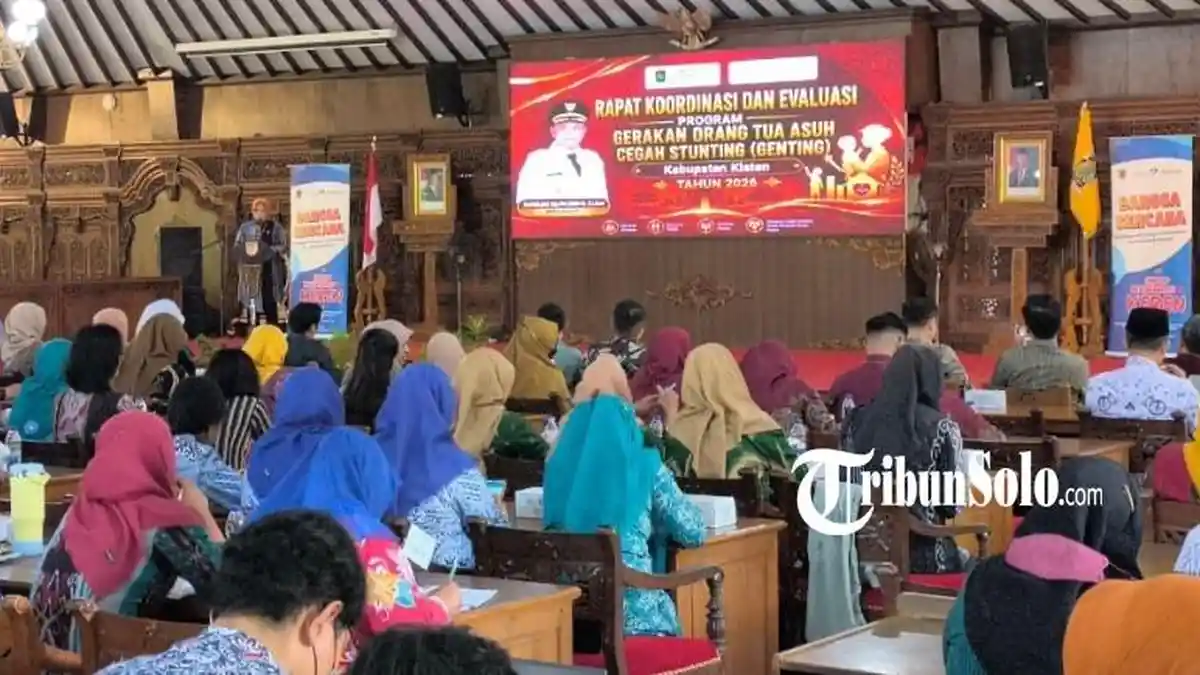 Rakor 'Genting' Gerakan Orang Tua Cegah Stunting 2026 di Klaten, Gotong Royong Tekan Angka Stunting