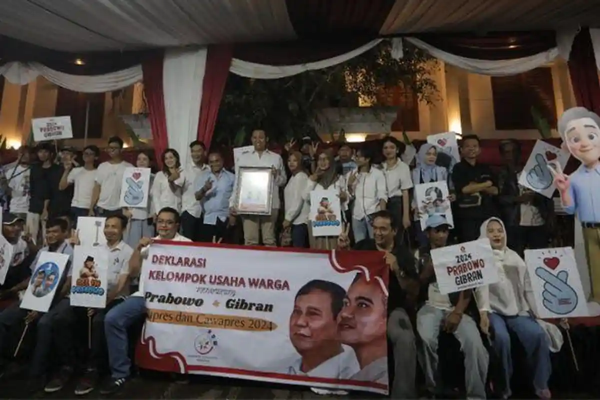 Ingin Ada Keberlanjutan Program Bagi UMKM, Kelompok Usaha Warga Deklarasi Dukung Prabowo-Gibran