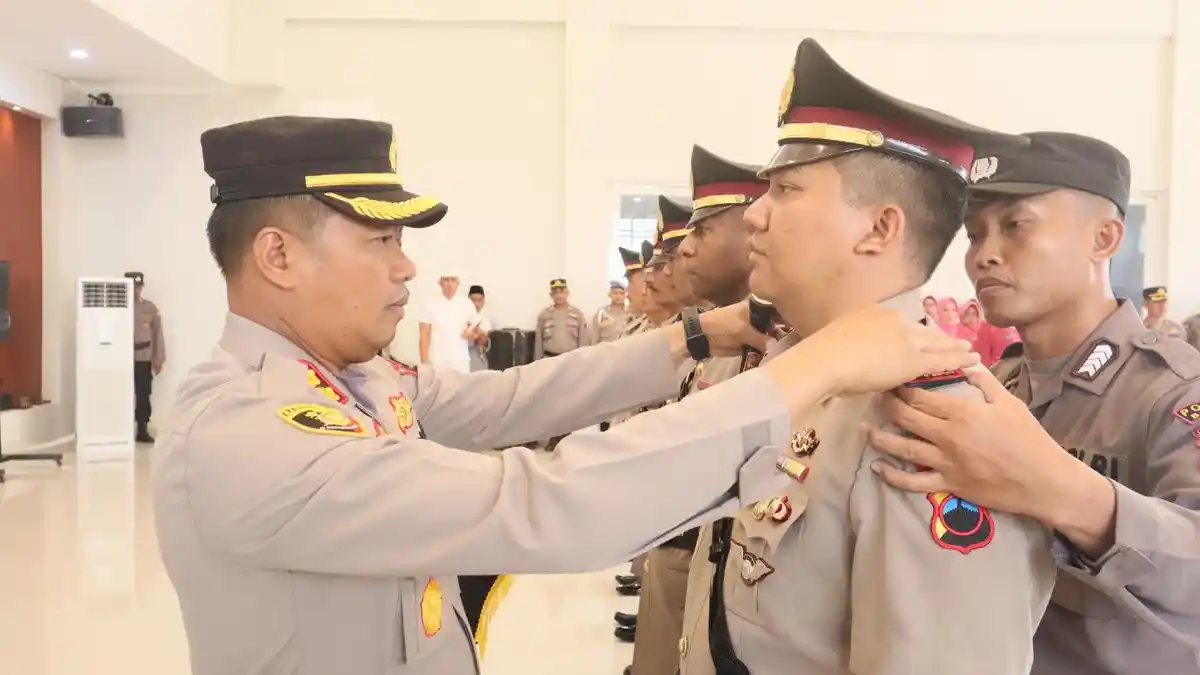 Sejumlah Pejabat Polres Blora Baru Serah Terima, Kapolsek, Kabag Ops Hingga Kasat Lantas