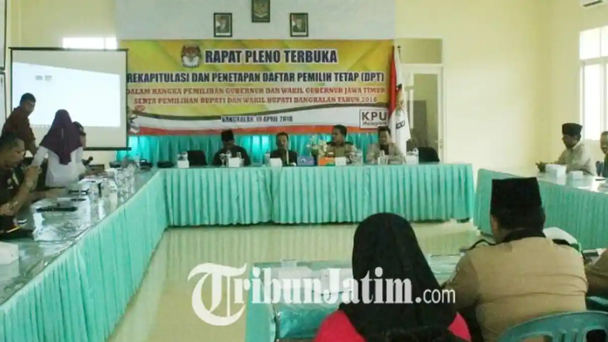 Daftar Pemilih Tetap Pilgub Jatim dan Pilkada di Bangkalan Naik Tajam