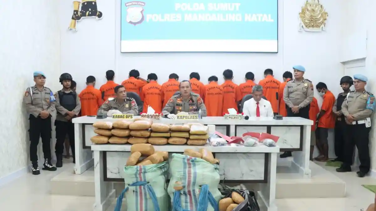 Polres Madina Ungkap 25 Kasus Dalam Tempo 6 Hari, Berikut Ungkapan Kapolres