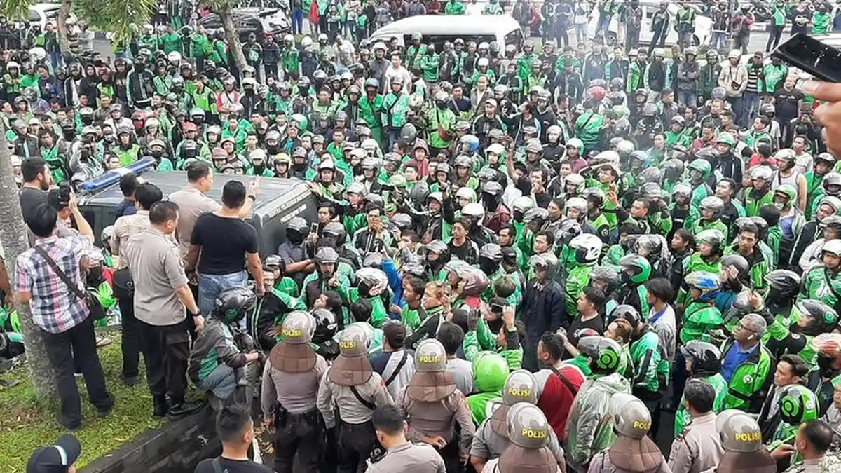 Begini Duduk Perkara Kerusuhan antara Ojek Online dan Debt Collector di Sleman