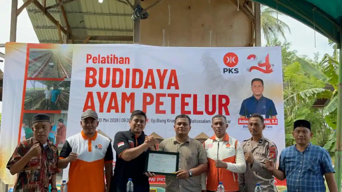 PKS Aceh Gelar Pelatihan Budidaya Ayam Petelur untuk Kader dan Warga