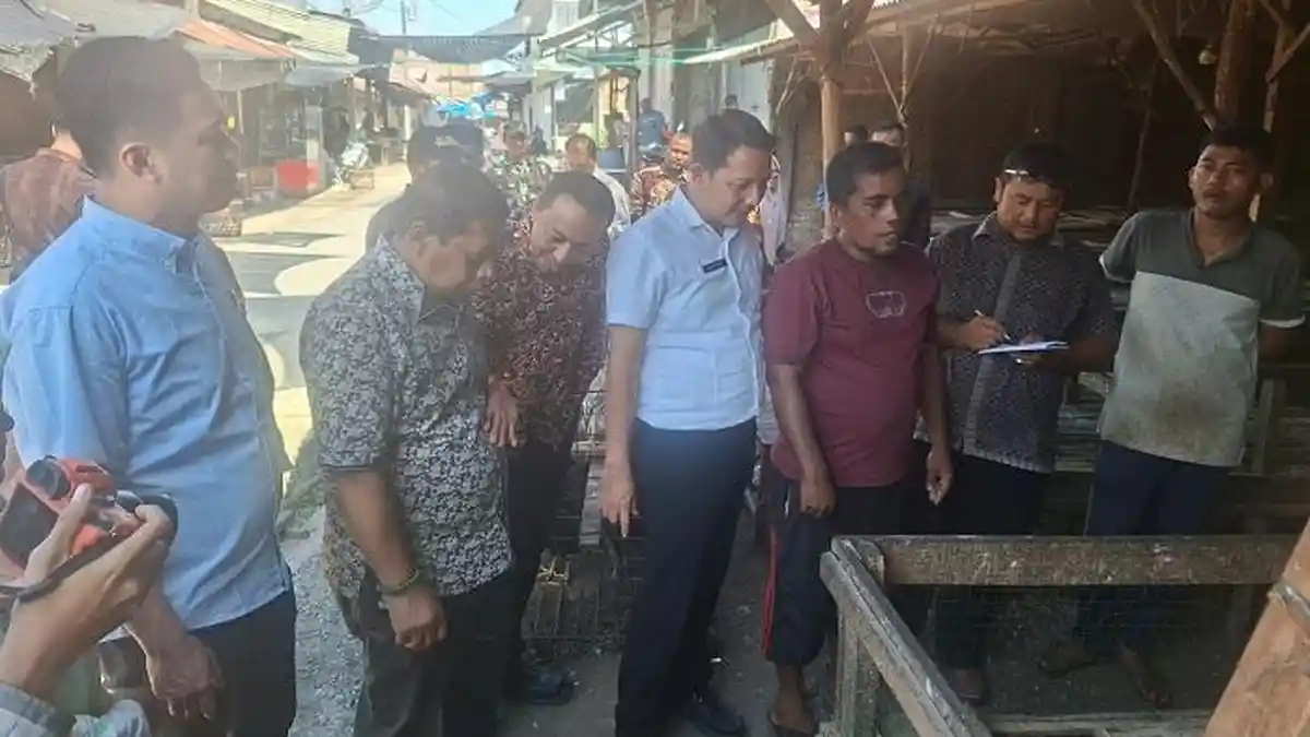 Disnak Aceh Sidak Pasar Inpres Simpang Peut Nagan Raya, Ini Temuannya