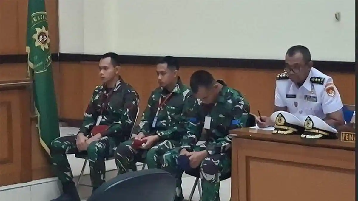 TAMPANG 3 Oknum Anggota TNI AL yang Terlibat Penembakan Bos Rental Mobil dan Penadahan