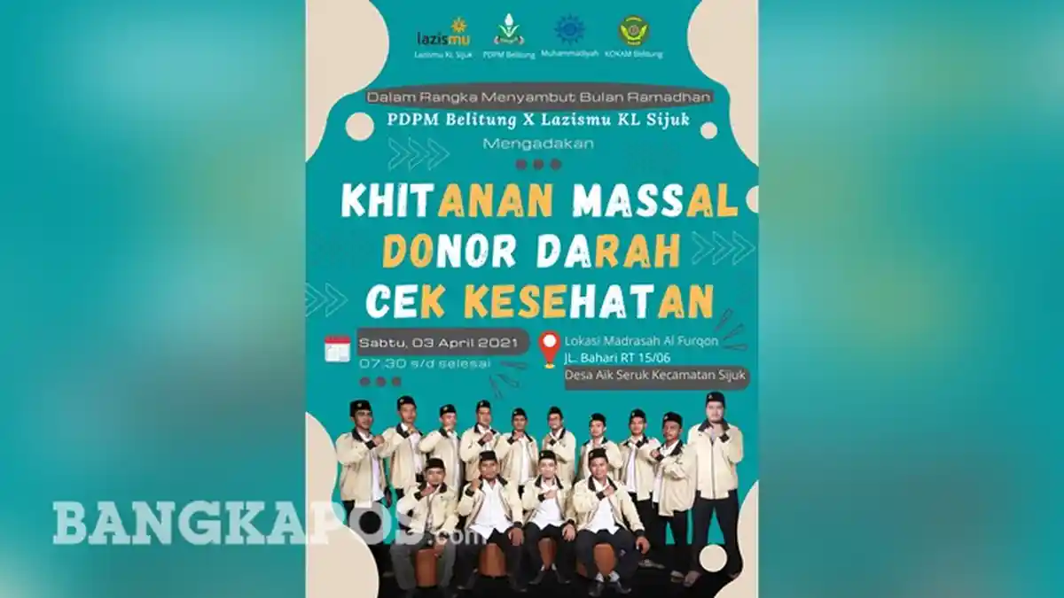 Pemuda Muhammadiyah Bakal Gelar Khitanan Massal dan Cek Kesehatan Gratis  