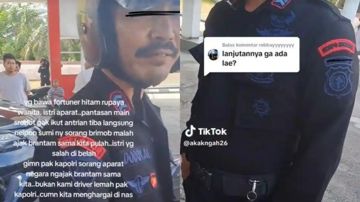 Viral Video Bernarasi Istri Brimob Pengemudi Fortuner Serobot Antrean BBM di SPBU, Terjadi Cekcok