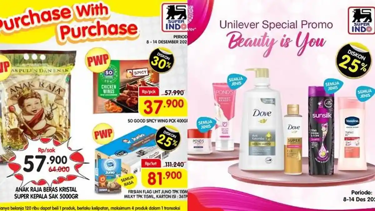 Baru Promo JSM Superindo Hari ini Jumat 9 Desember 2022, Belanja Beras dan Shampo Super Murah