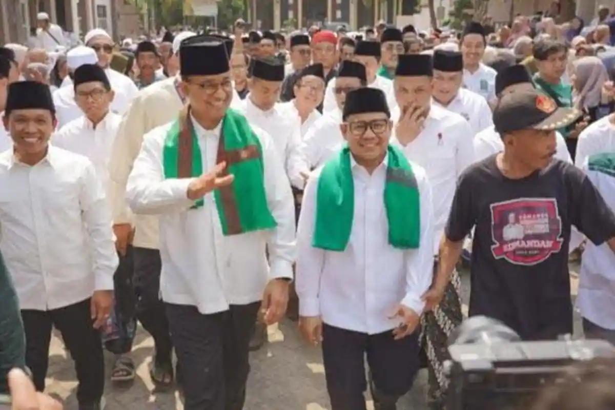 Anies-Muhaimin Resmi Daftar ke KPU, Elektabilitas di Jatim Rendah Disorot, Cak Imin: Don't Worry