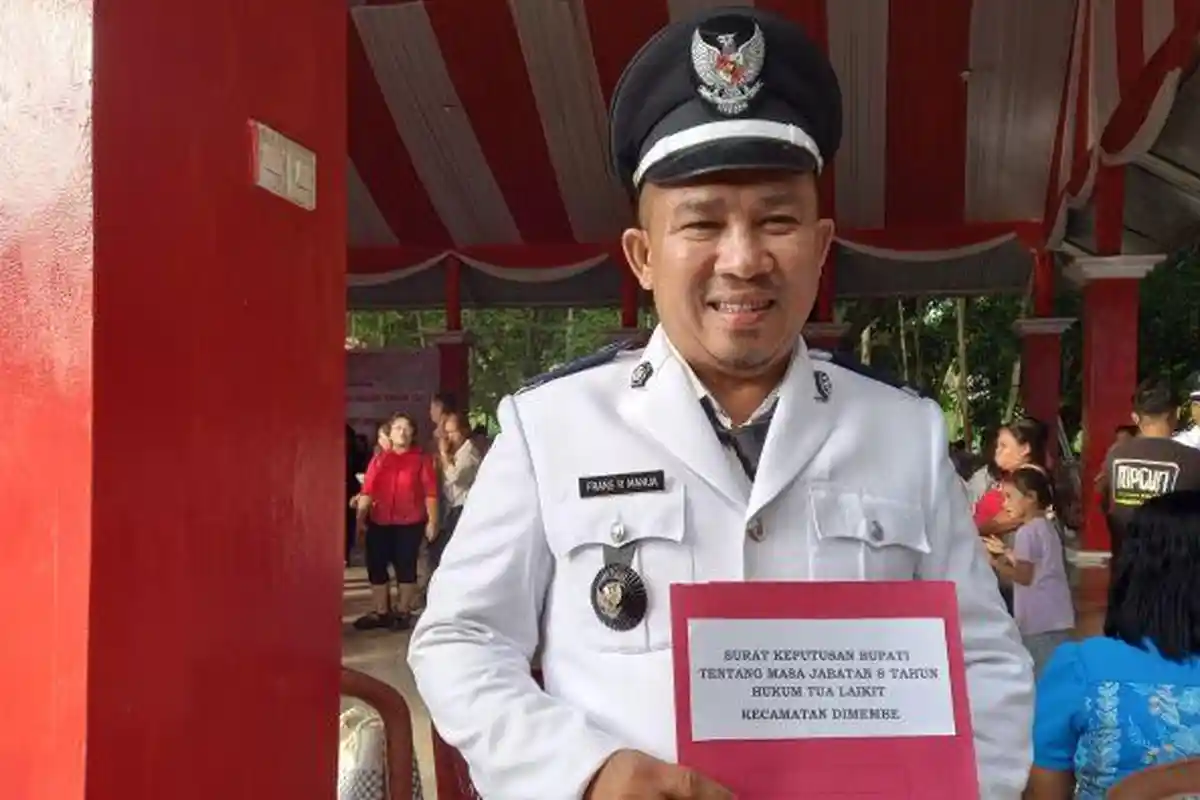 4 Pesan Bupati Joune Ganda Untuk 64 Hukum Tua yang Baru Dikukuhkan Jabat 8 Tahun