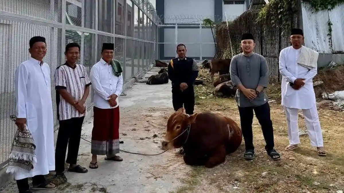 Di Balik Jeruji, Warga Binaan Lapas Balikpapan Belajar Ikhlas Lewat Kurban