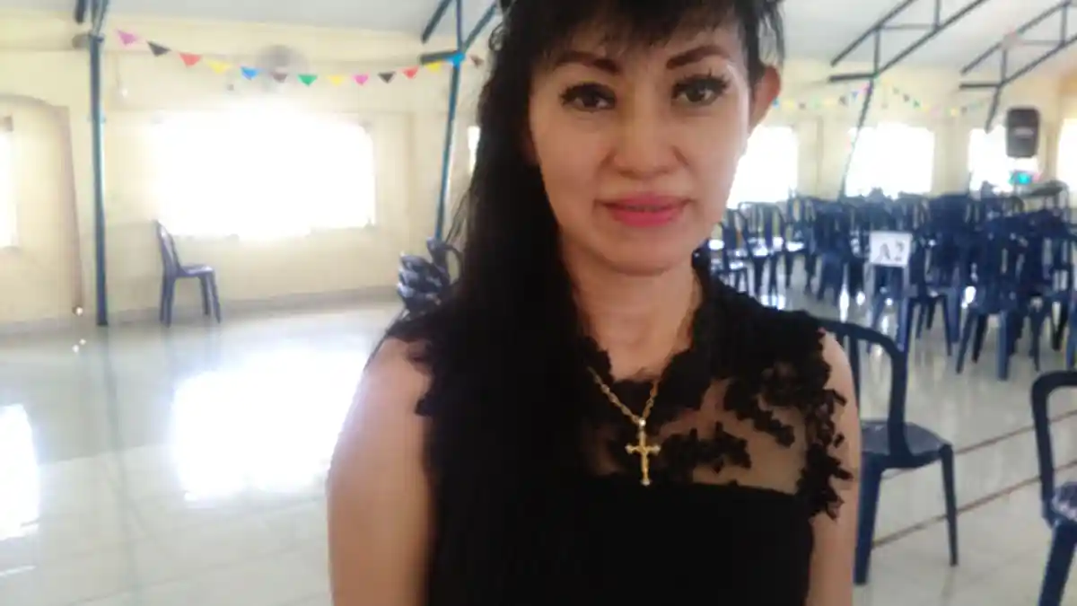 Anna Puji Penampilan Cucunya Hibur Tamu Undangan Natal Bersama di TK Gembala Baik