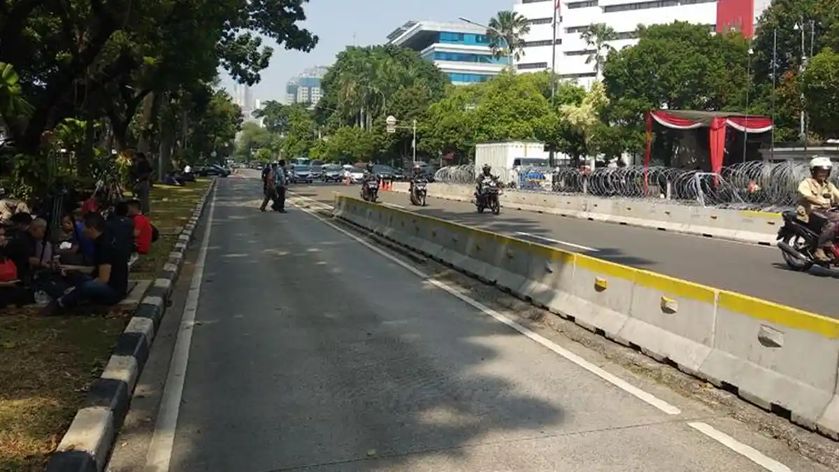 Sidang Ketiga Sengketa Pilpres, Jalanan di Depan MK Dibuka Untuk Umum
