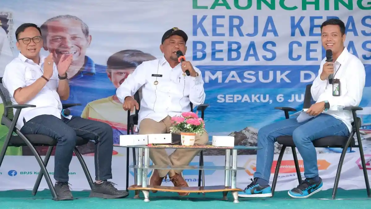 BPJS Ketenagakerjaan Menggelar Kegiatan Launching KKBC Masuk Desa