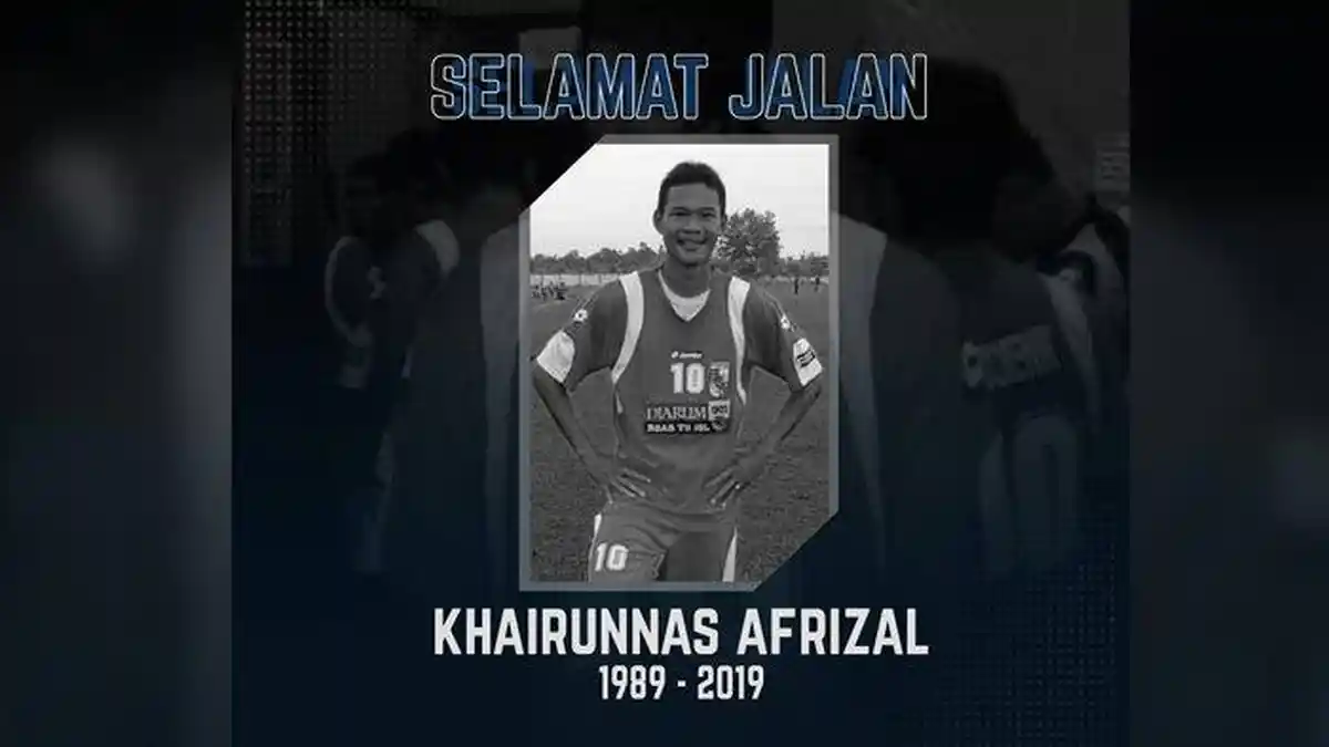Eks Pemain PSPS Riau Khairunnas Afrizal Meninggal Dunia karena Kecelakaan