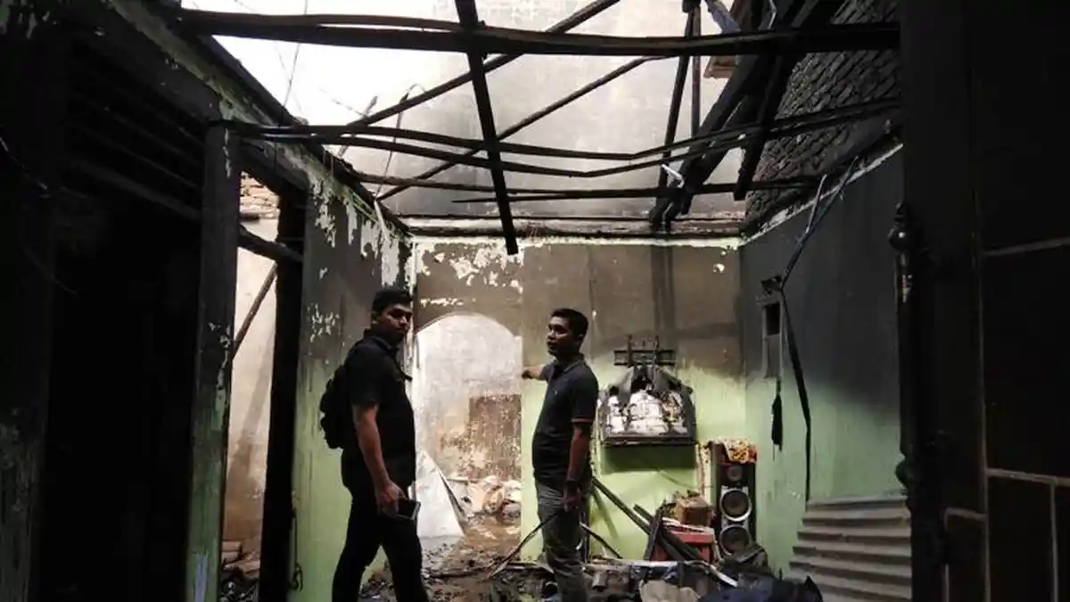 Kebakaran di Kompleks KPUM Marelan, Seorang Bocah Tewas di Dalam Kamar
